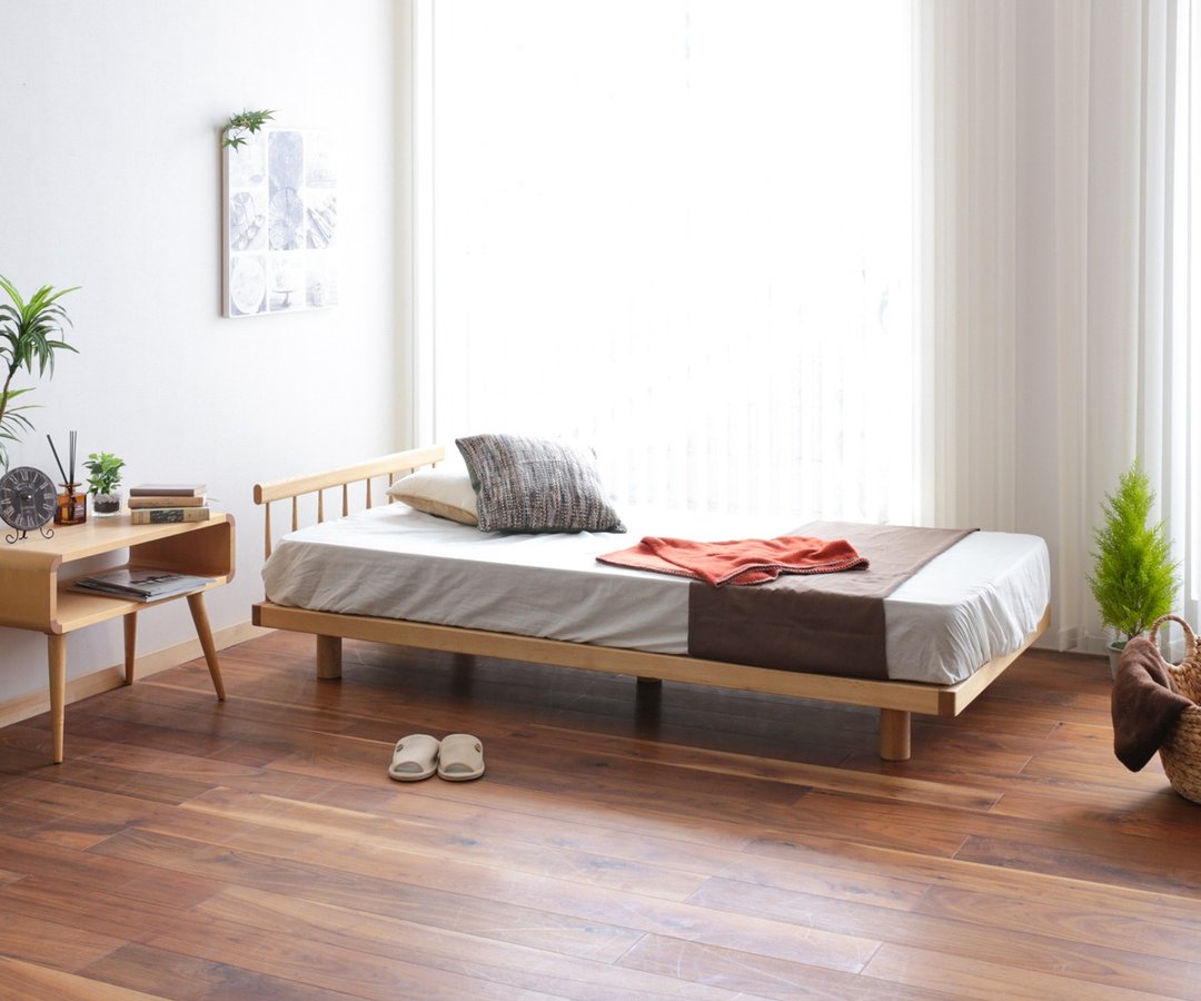 旭川家具 和木头生活的工房 床 - 寝具 - 木头 咖啡色