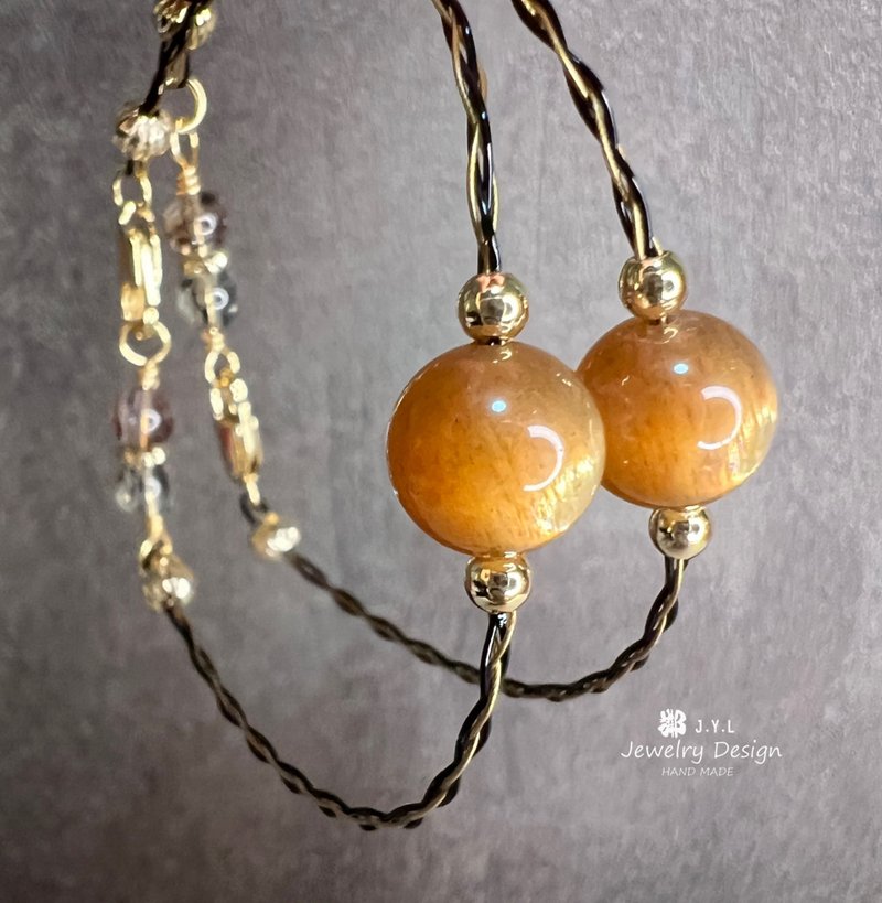 星辉骨干日本钢线手链 招财 贵人  避邪挡煞 逻辑  J.Y.L邻手作 - 手链/手环 - 水晶 咖啡色