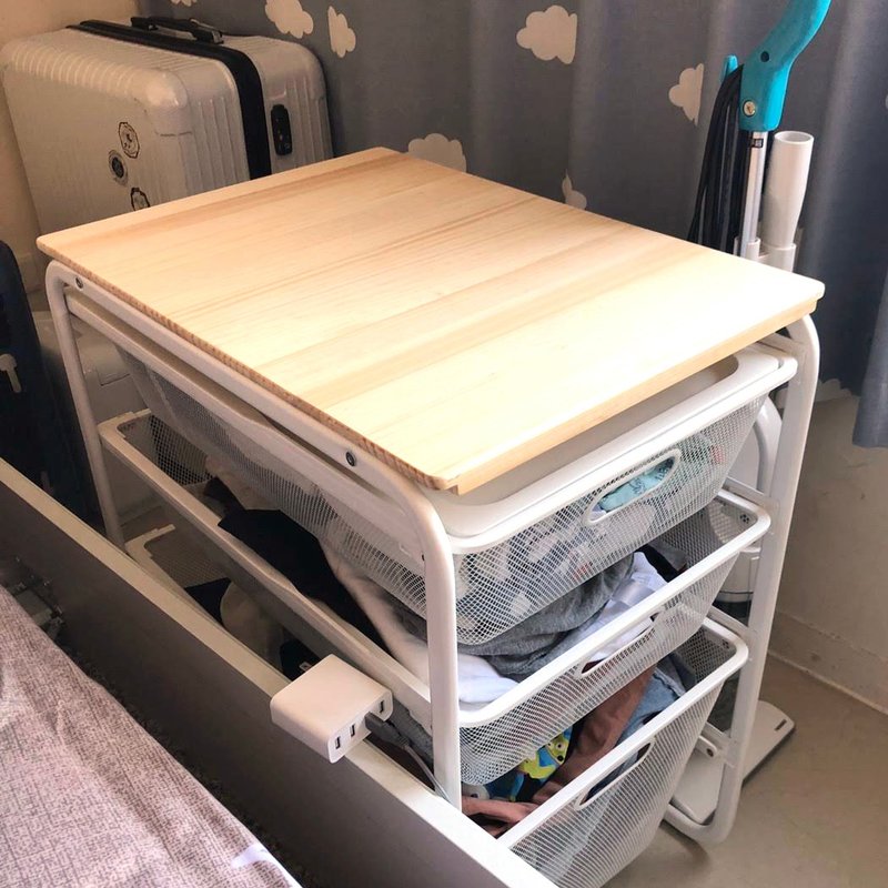 搭配IKEA ALGOT 置物桌板 - 餐桌/书桌 - 木头 咖啡色