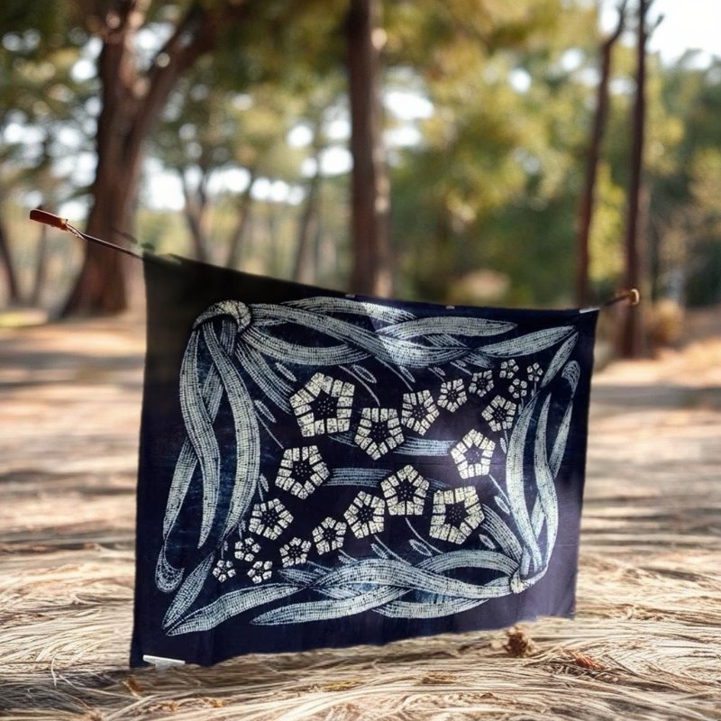 云南扎染工艺/札染桌巾 - 摆饰 - 棉．麻 蓝色