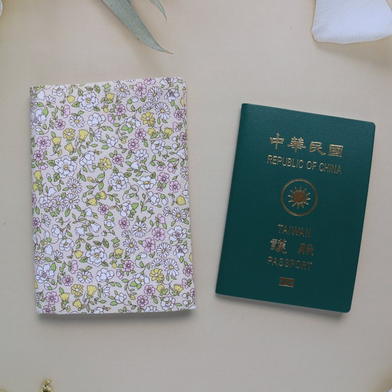 【小碎花-粉】护照套 护照夹 护照包 - 护照夹/护照套 - 棉．麻 蓝色