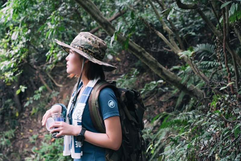 特惠任选2顶价!经典山谷LOGO阔边帽-迷彩 - 帽子 - 棉．麻 