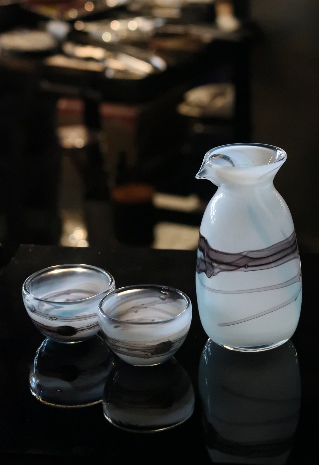 山水款・手工清酒杯 / 玻璃杯 / 玻璃壶  | 玻璃炽造 工 - 酒杯/酒器 - 玻璃 多色