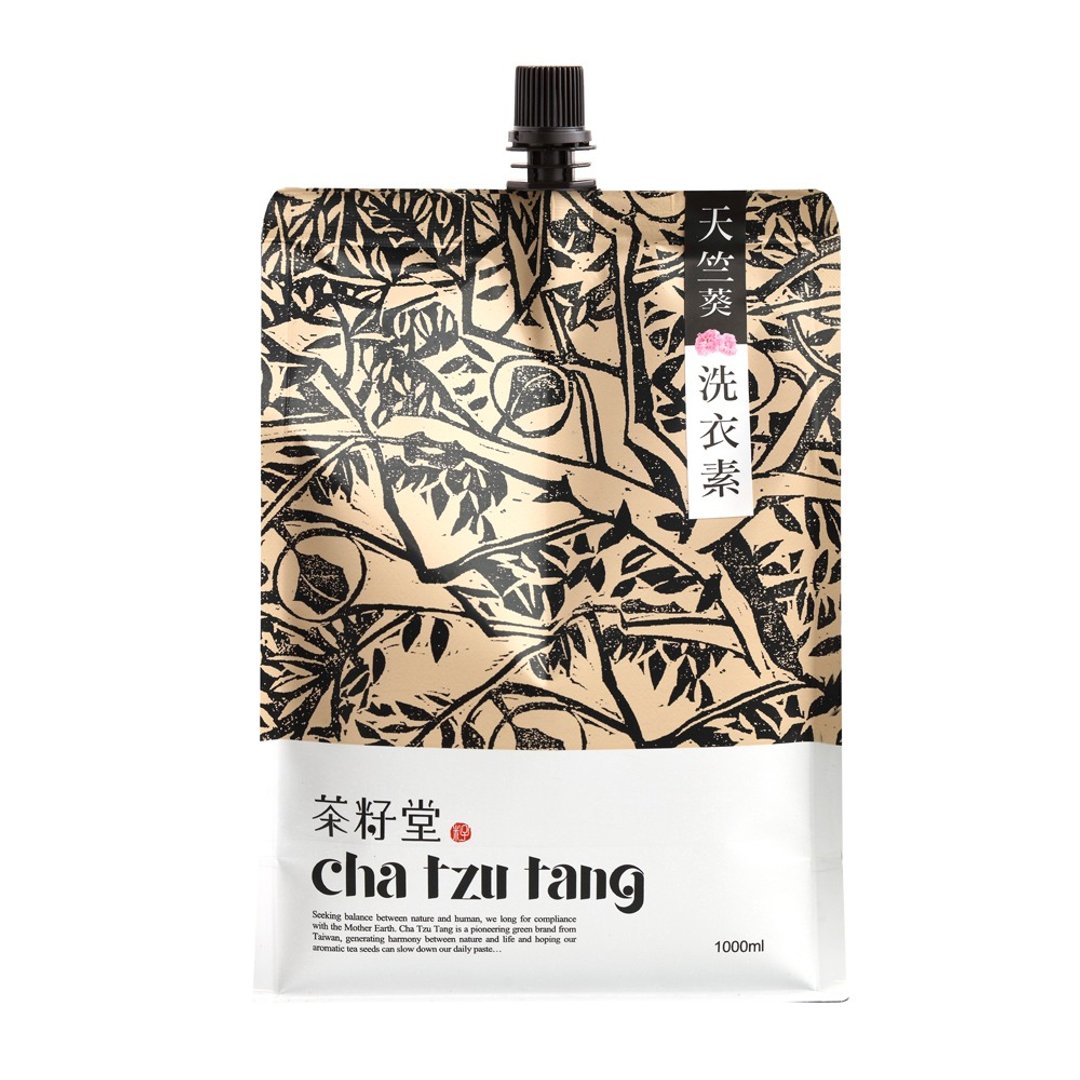 茶籽堂 花梨木/天竺葵洗衣素补充包 1L - 衣物清洁 - 植物．花 绿色