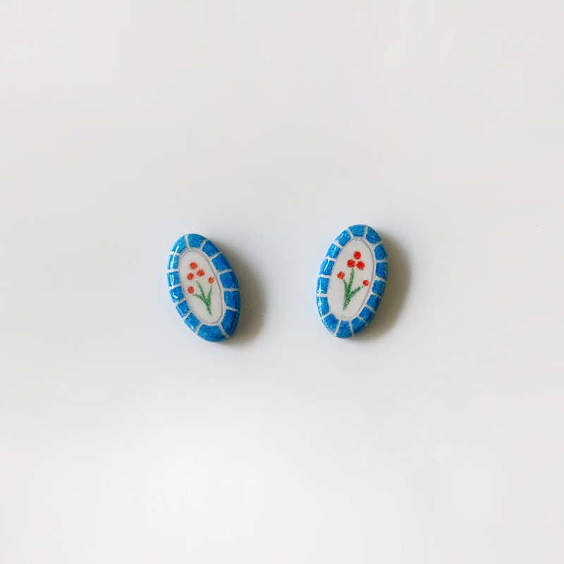 moriyard  - 原创 手绘 手作耳环 - 耳环/耳夹 - 其他材质 多色