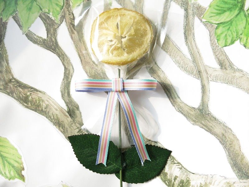 幸福果铺-柠檬朵朵-造型水果干花束 - 水果干 - 新鲜食材 绿色