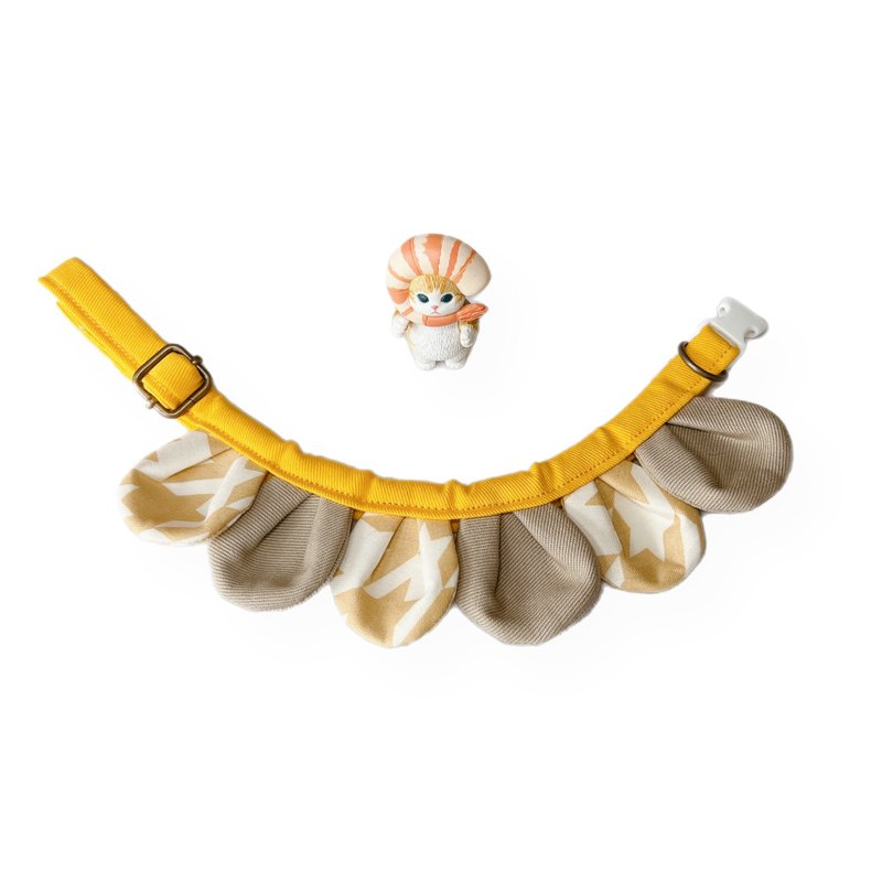 MaoFenBiBi 奇幻圆舞曲 - 手工花瓣项圈 & 手工项圈 - 项圈/牵绳 - 棉．麻 