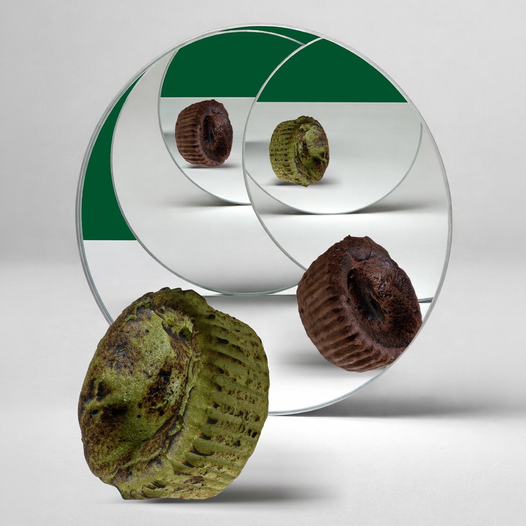 2+2 四入组 帛丝翠 8cm 迷你巴斯克。蔓越莓抹茶 + 栗子苦甜巧克力 - 蛋糕/甜点 - 新鲜食材 
