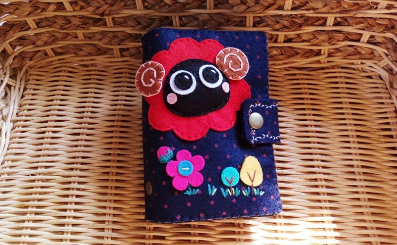 可爱卡片.名片收纳包~不织布~羊儿 - 文件夹/资料夹 - 其他材质 多色