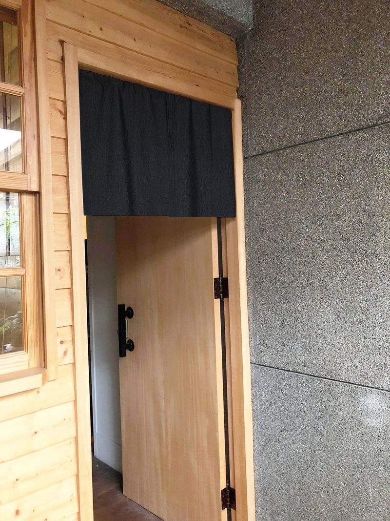 (订制专区) 有机棉黑色日式短门帘 Organic Cotton - 门帘/门牌 - 棉．麻 黑色