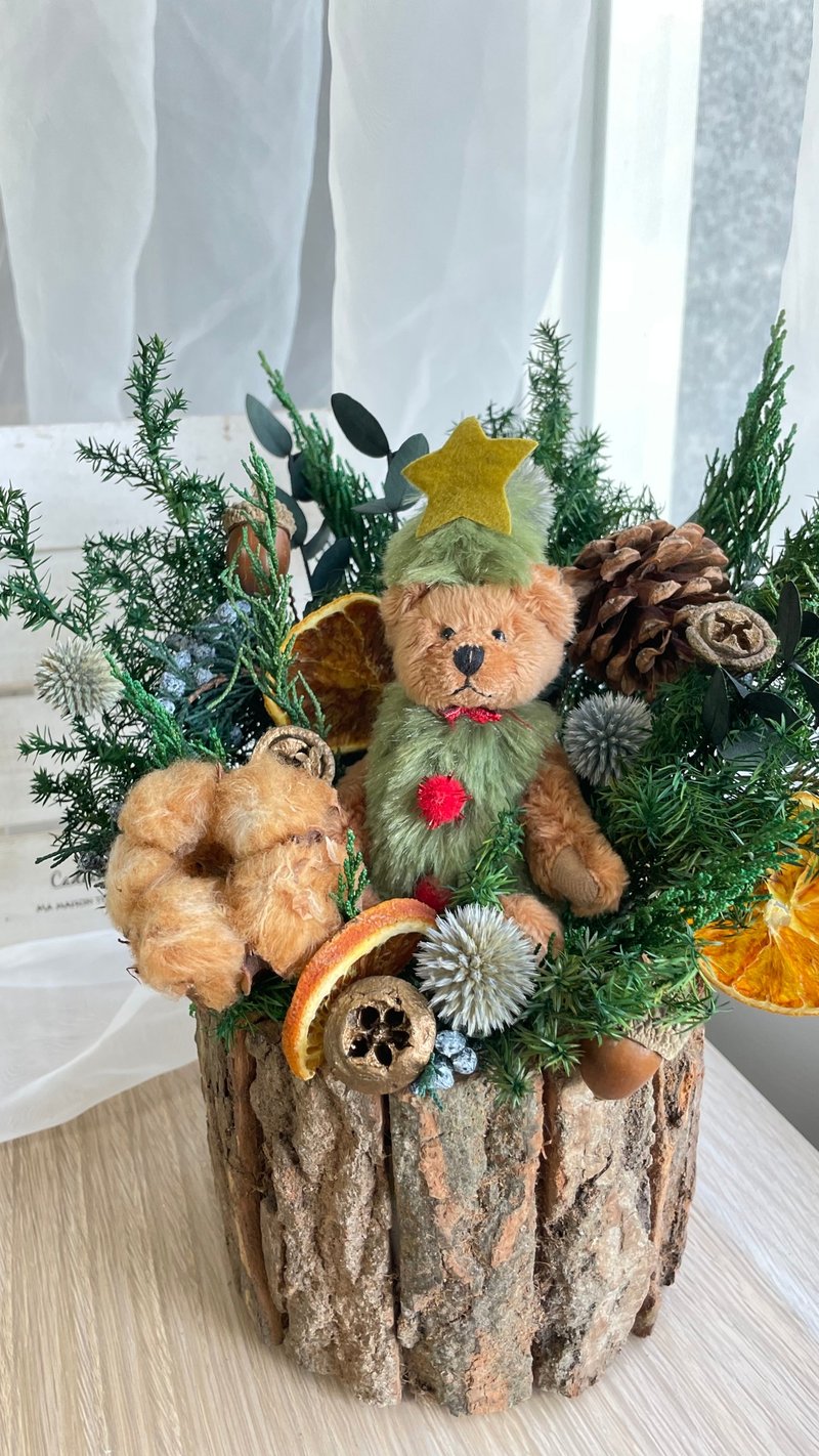 抱抱桶/圣诞节抱抱桶/圣诞节礼物/圣诞节摆饰/定制化 - 摆饰 - 植物．花 