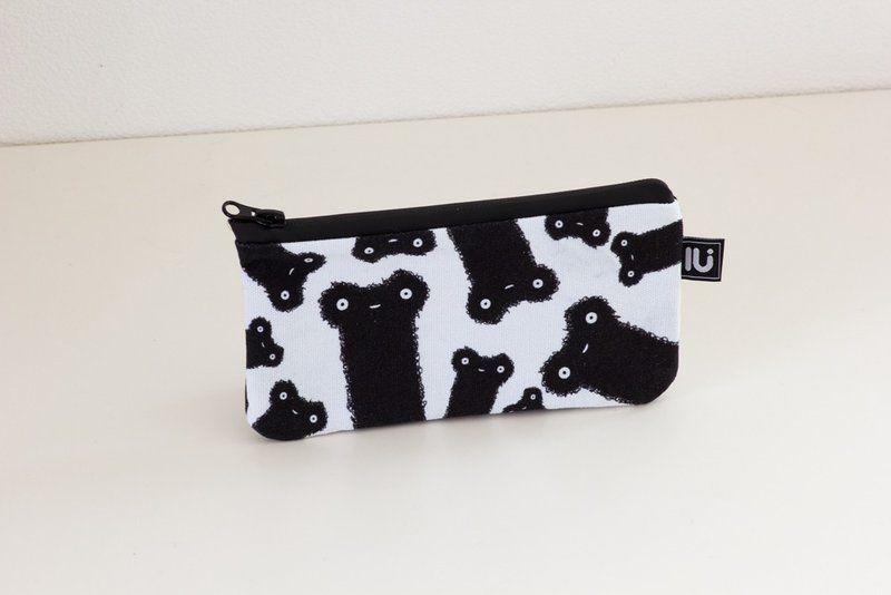 LU Canvas Small Pouch (Bone) - 化妆包/杂物包 - 棉．麻 白色