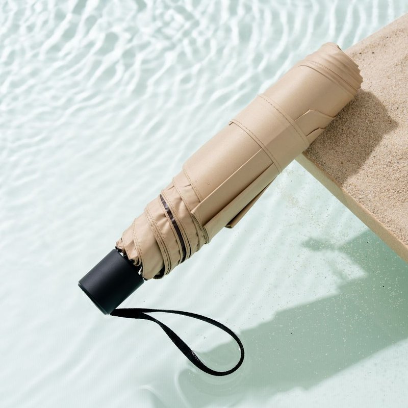 ROLLS Eclipse 全日防御 瞬间卷收伞 - 焦糖棕 - 雨伞/雨衣 - 其他材质 咖啡色