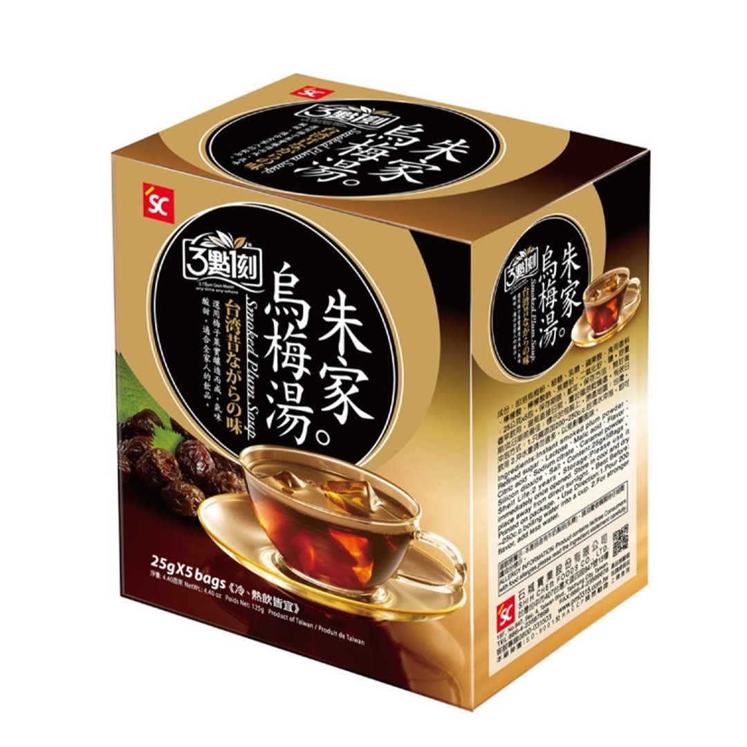 【3点1刻】朱家乌梅汤 5入/盒 - 奶类/豆浆 - 其他材质 咖啡色