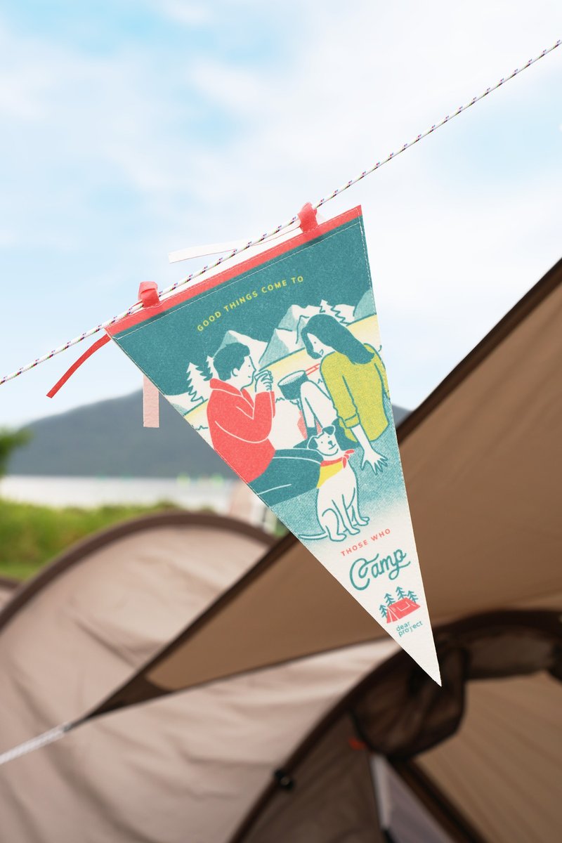 dearproject 野外 露营风 不织布 毛毡挂旗/ 吊旗 - 露营用品 - 其他人造纤维 