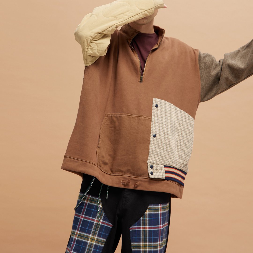 RENASCENCE SWEATSHIRT (CAMEL BROWN) - 中性连帽卫衣/T 恤 - 其他材质 咖啡色