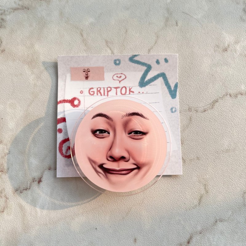 GRIPTOK :: funny face no.13 - 手机座/防尘塞 - 压克力 