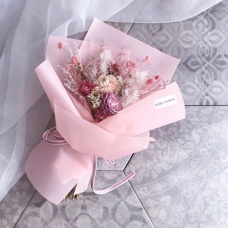 干燥花束-粉色系 - 干燥花/捧花 - 植物．花 粉红色