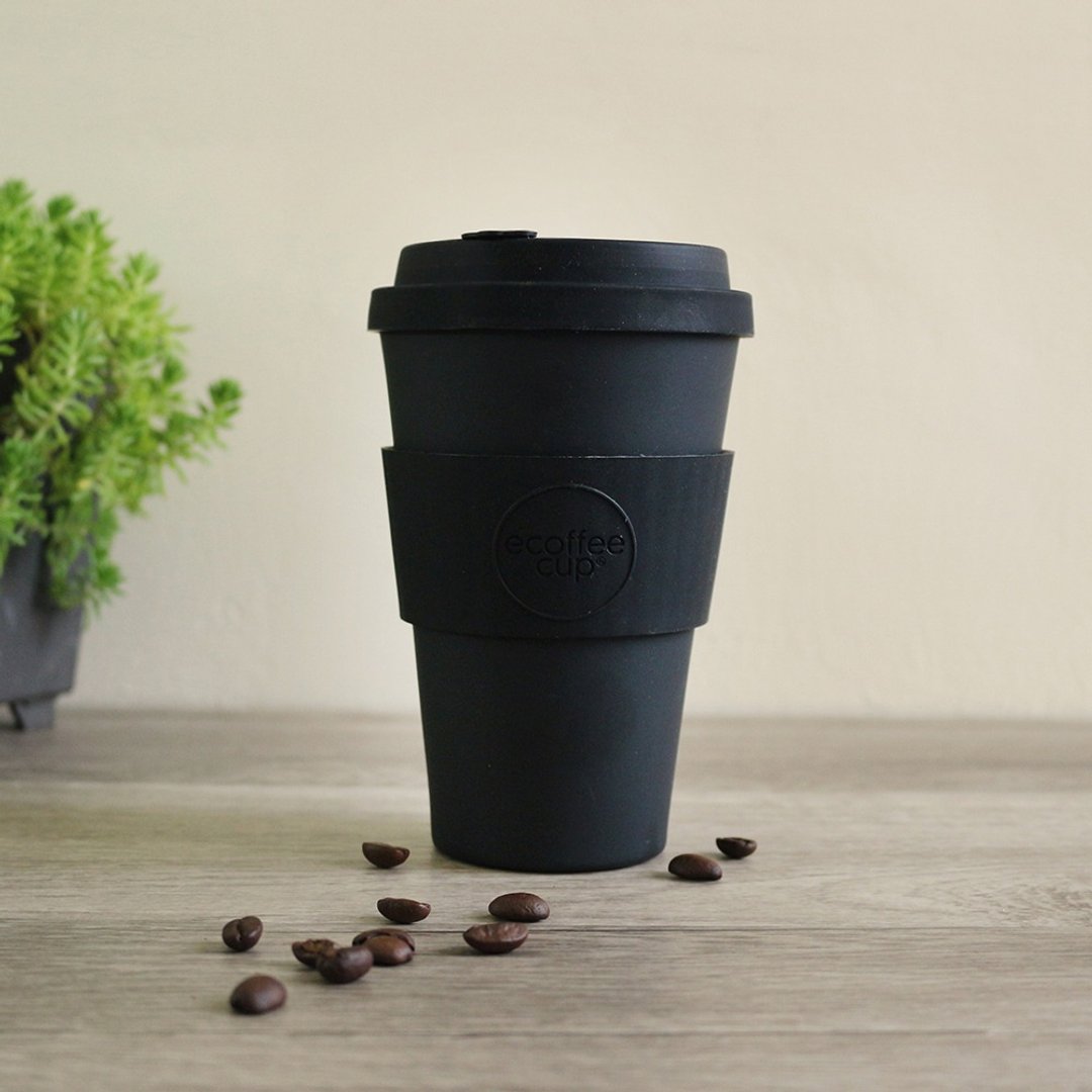 Ecoffee Cup | 14oz环保随行杯(停电黑) - 咖啡杯/马克杯 - 其他材质 黑色