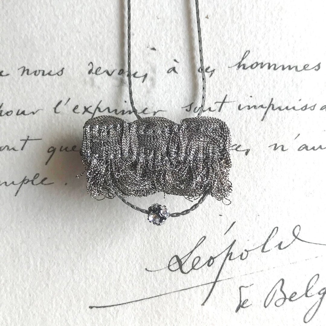Secret Crown-Brooch & Necklace Silver - 胸针 - 其他材质 银色