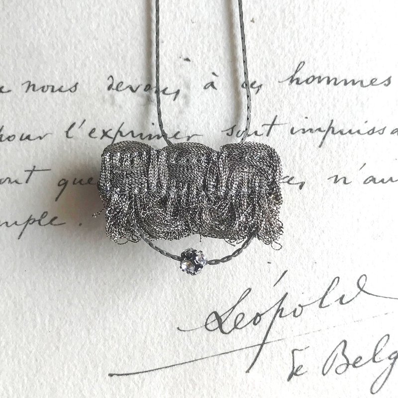 Secret Crown-Brooch & Necklace Silver - 胸针 - 其他材质 银色