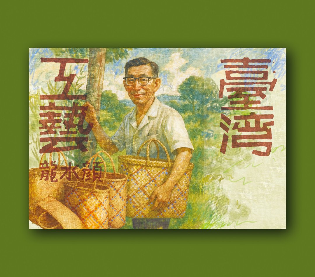 蔺草编织工艺明信片 - 卡片/明信片 - 纸 多色