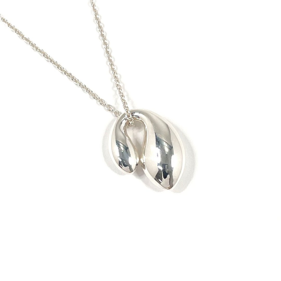 【日本直送 二手美品】Tiffany & Co. 项链 双水滴 艾尔莎·佩蒂 925银 - 项链 - 纯银 银色