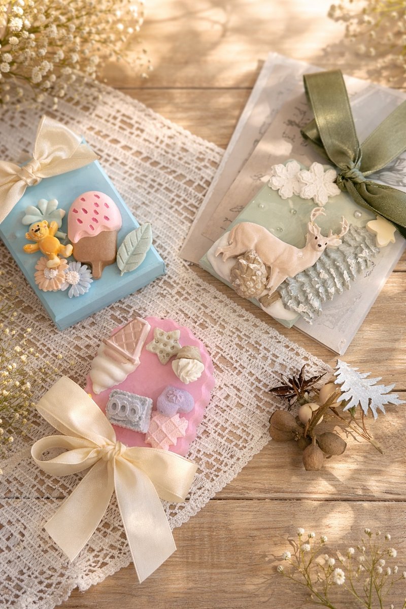 体验课程活动-扩香石吊牌/出风口夹 - 蜡烛/香氛 - 其他材质 