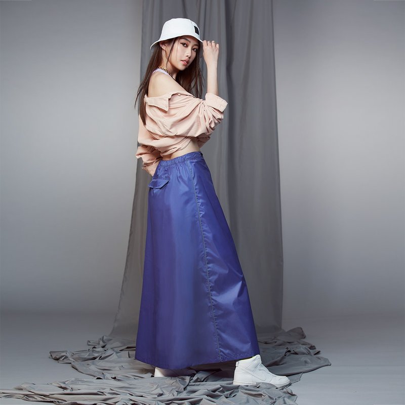 RainSkirt 晴雨两用一片裙轻装版_长春花蓝 - 雨伞/雨衣 - 防水材质 紫色