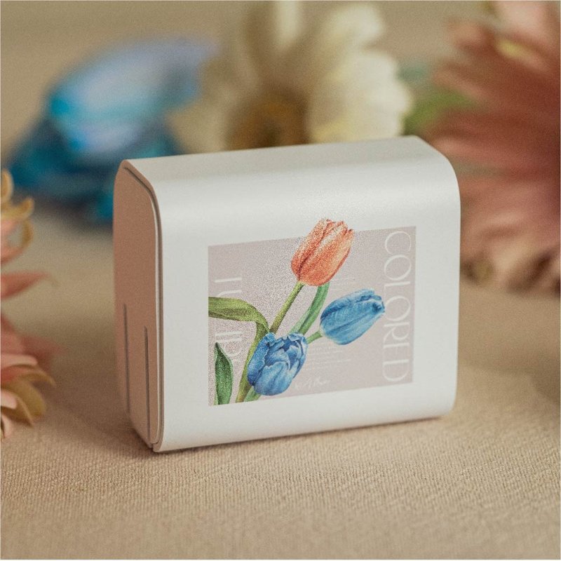 浪花花艺纯粹郁金香USB3.0+PD20W双孔充电器 - 数码小物 - 塑料 多色