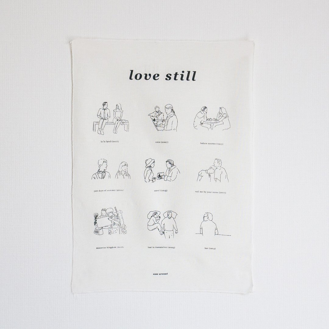 Fabric Poster - Love Still - 海报/装饰画/版画 - 棉 卡其色