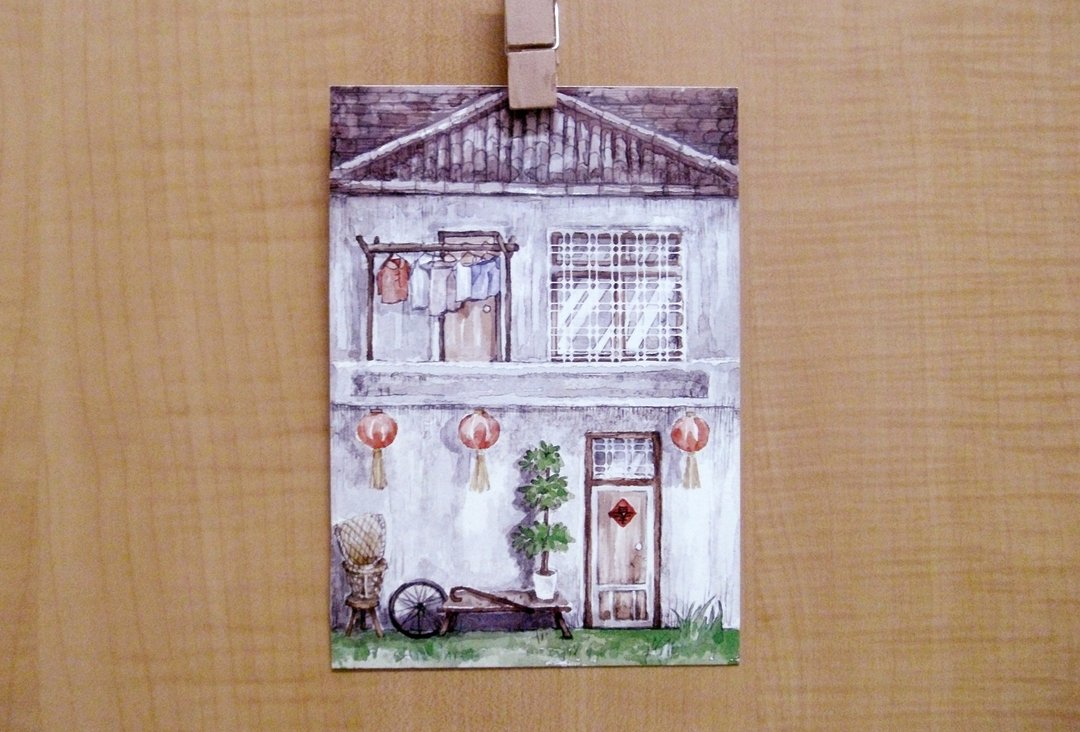 在地文创 老房子/老屋(房后)/明信片postcard - 卡片/明信片 - 纸 