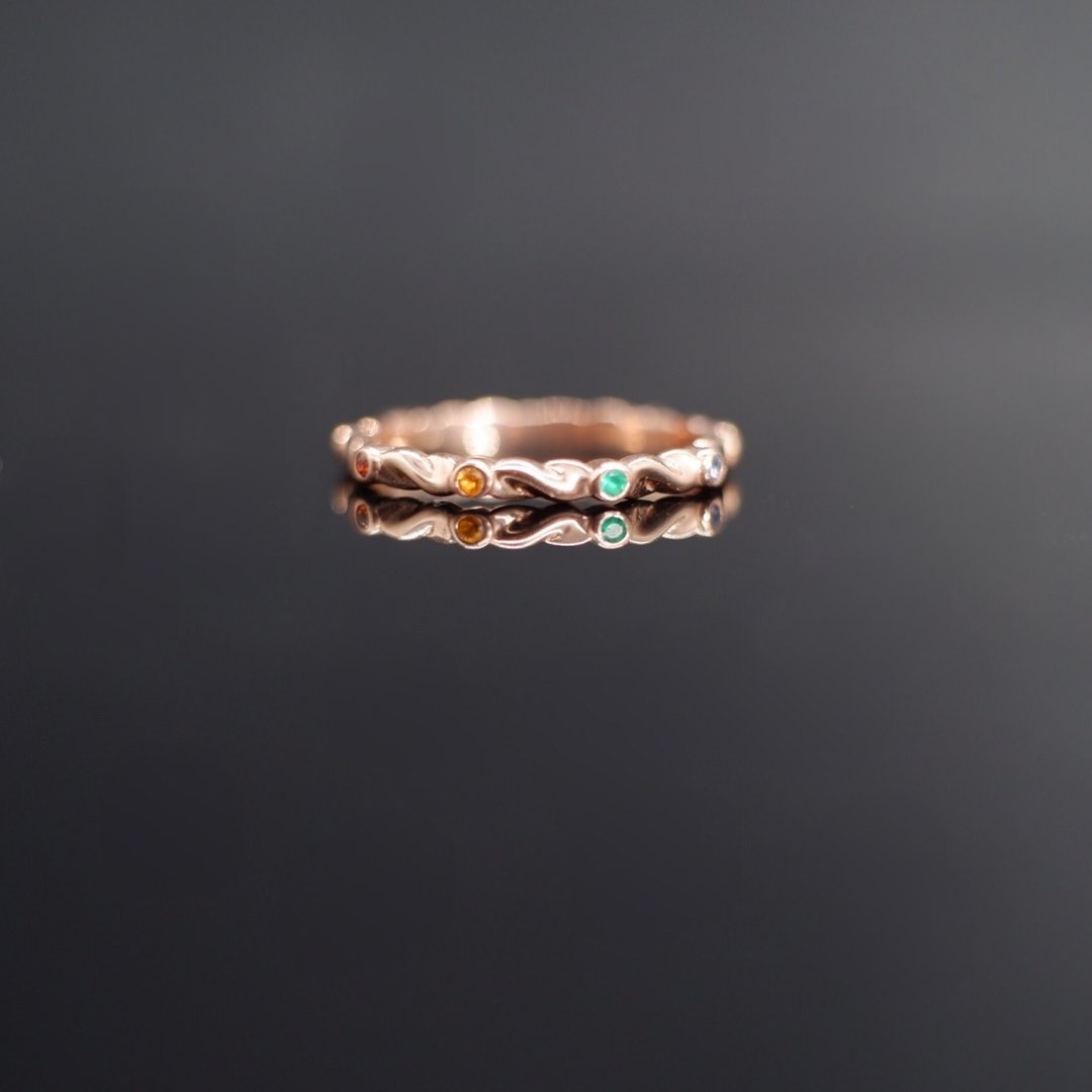 Noppakao Infinity Minimal Ring #miniminfinity R025 - 戒指 - 纯银 
