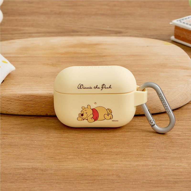Disney小熊维尼-小熊维尼款托腮强悍防摔AirPods保护套 - 耳机收纳 - 塑料 多色