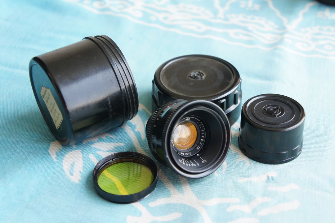 JUPITER-12 35mm F/2.8 镜头，适用于 M39 FED ZORKI 徕卡螺纹卡口 (LTM) 相机 - 相机 - 其他材质 