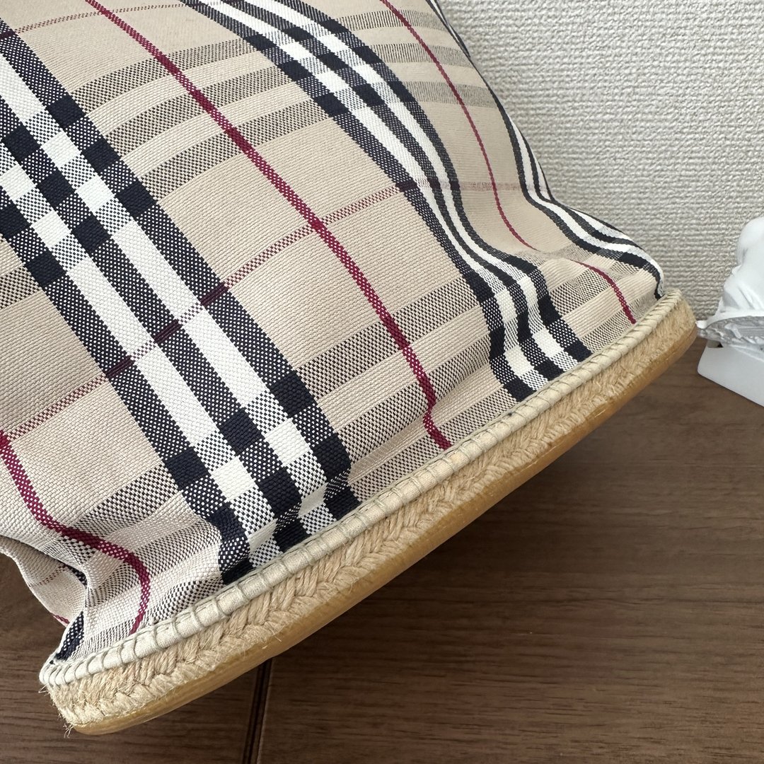 BURBERRY 巴宝莉 复古 帆布 水桶手提包 - 手提包/手提袋 - 真皮 金色