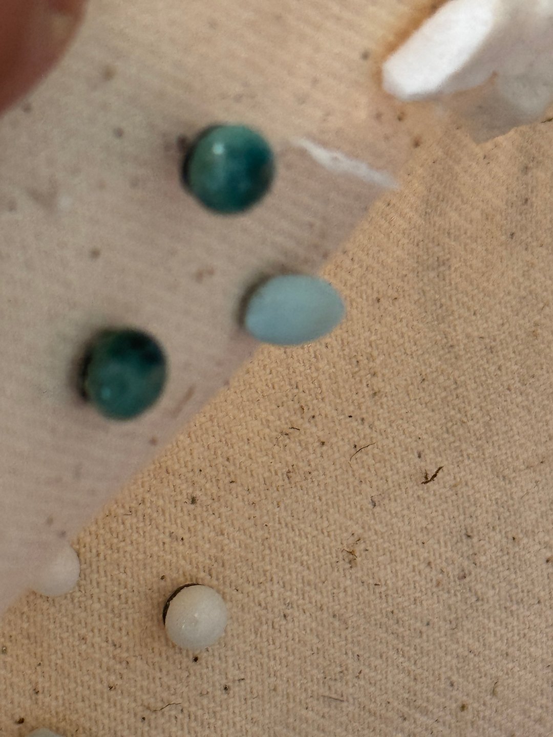 遗珠系列耳环 - 耳环/耳夹 - 其他材质 绿色