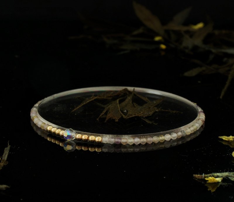 轻奢风 Super 7 14KGF Swarovski 水晶手链 - 手链/手环 - 宝石 