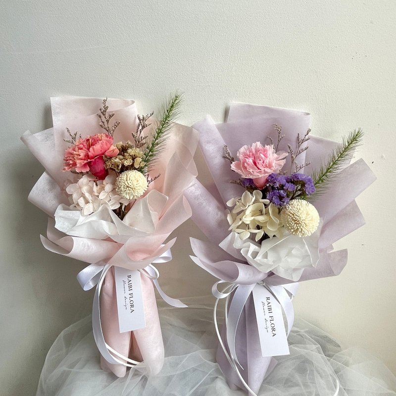 母亲节永生康乃馨花束 永生康乃馨 干燥花 母亲节花束 送礼 - 干燥花/捧花 - 植物．花 