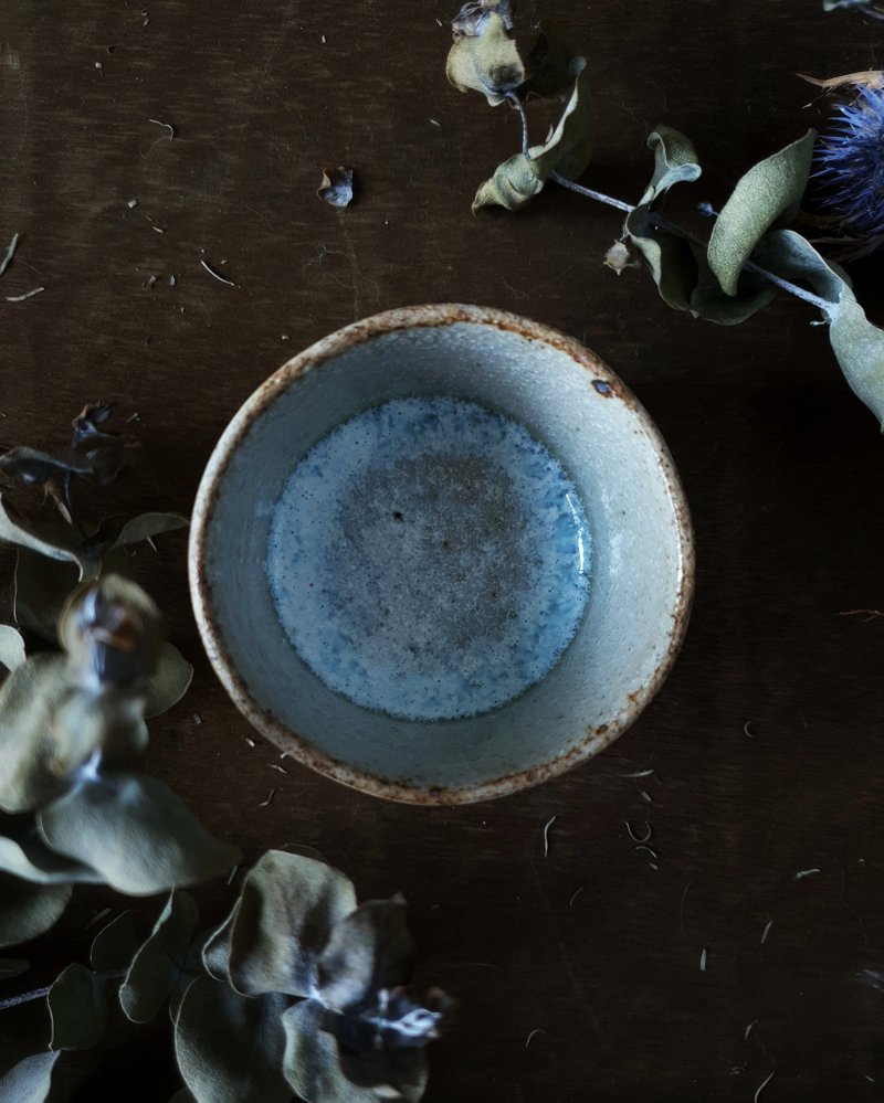 白练雪霜小豆皿 小碟 - 花瓶/陶器 - 陶 白色