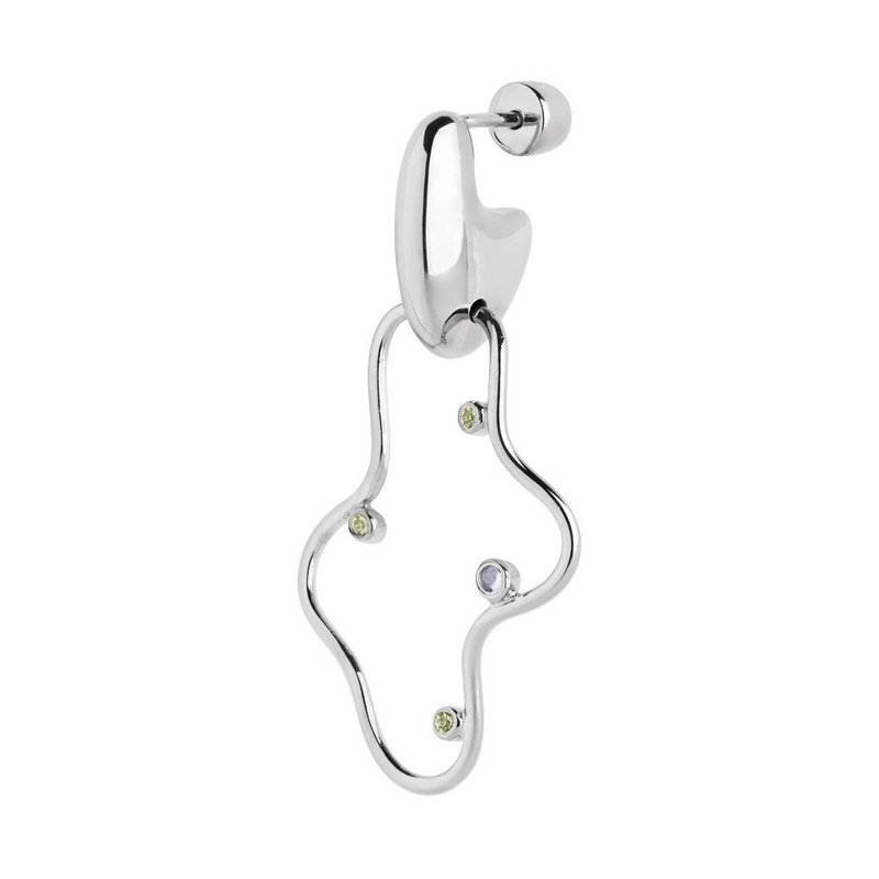 Sample 出清 Gelato耳环 只剩银色 - 耳环/耳夹 - 纯银 银色