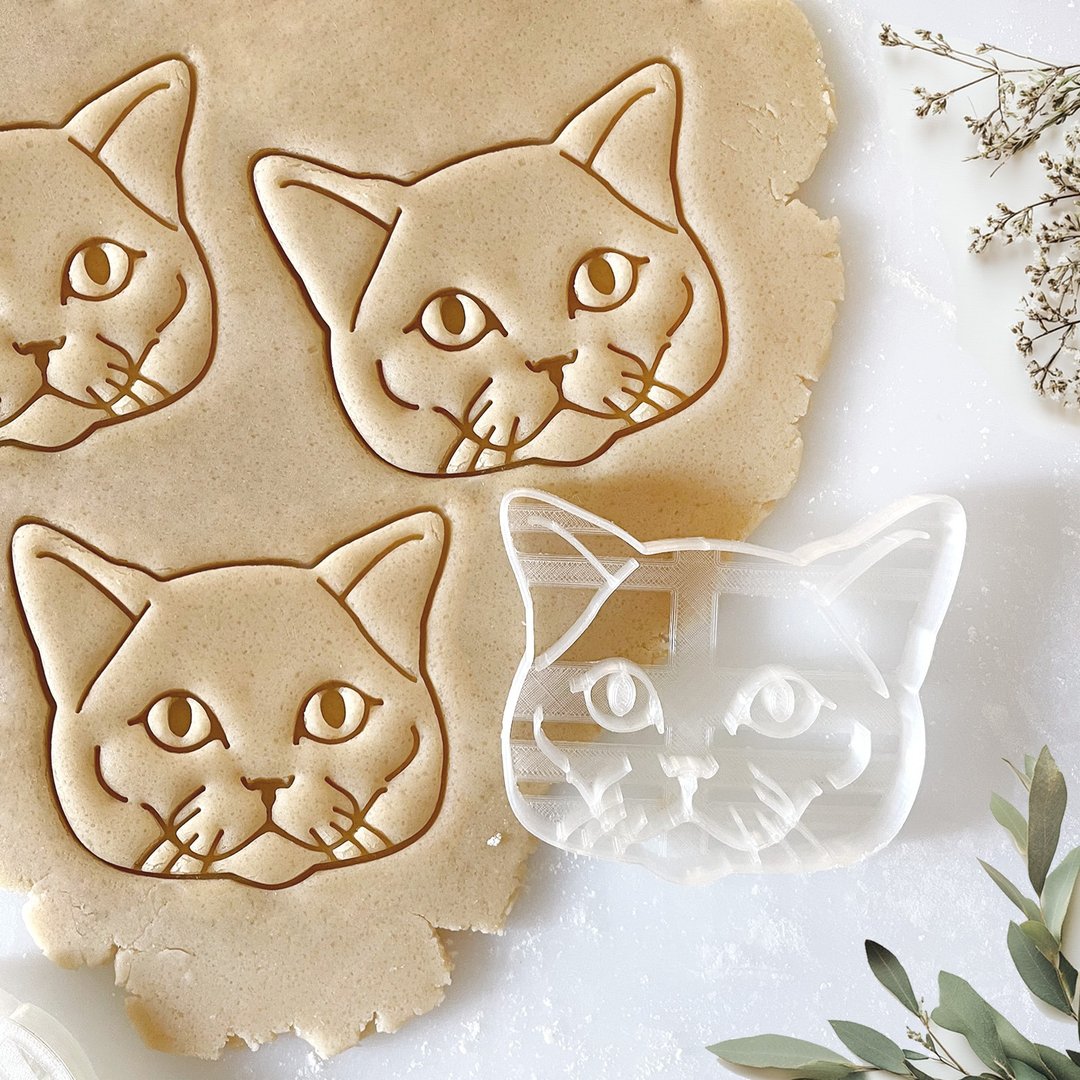 英国短毛猫饼干压模 - 其他 - 塑料 