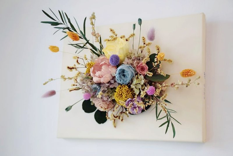 永生花画布壁饰 - 干燥花/捧花 - 植物．花 