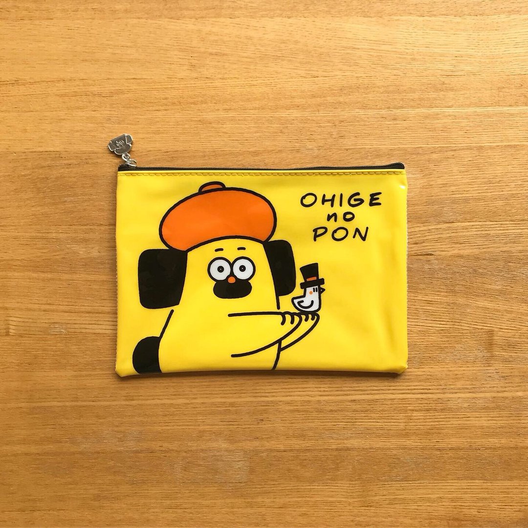 Small vinyl pouch A - 化妆包/杂物包 - 塑料 黄色