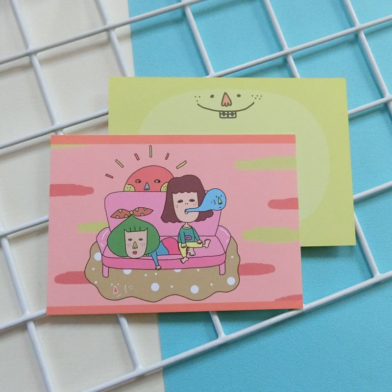 懒阳阳 / 明信片 - 卡片/明信片 - 纸 多色