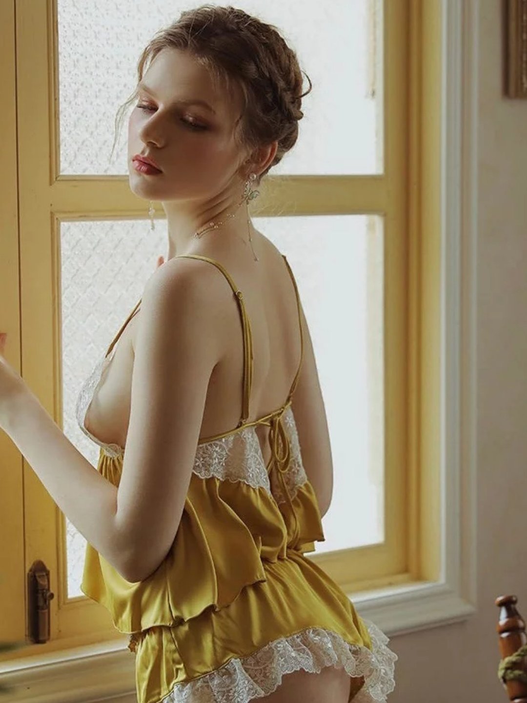 Sexy Beauty Series Sexy Silk Pajamas for Women Sleepwear - 居家服/睡衣 - 其他材质 