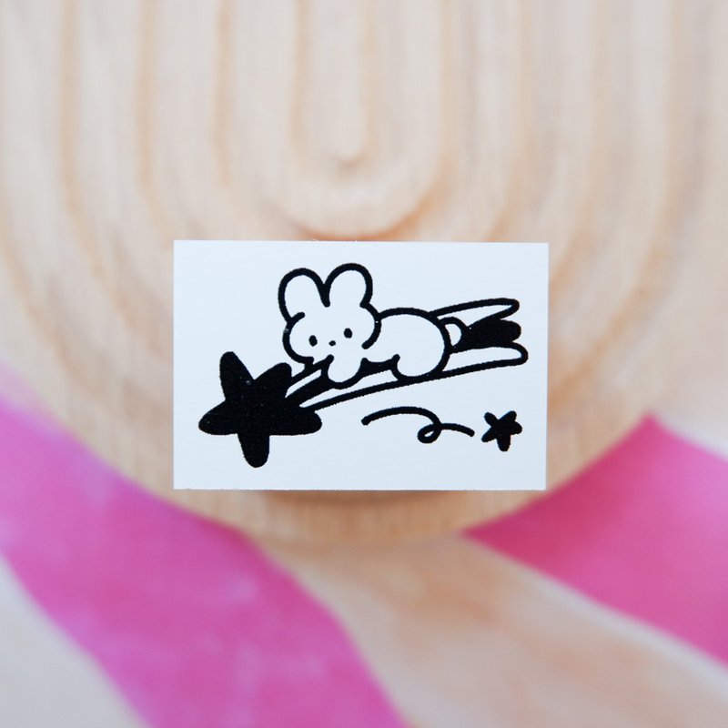 印章【流星 兔子ver】 - 印章/印台 - 木头 