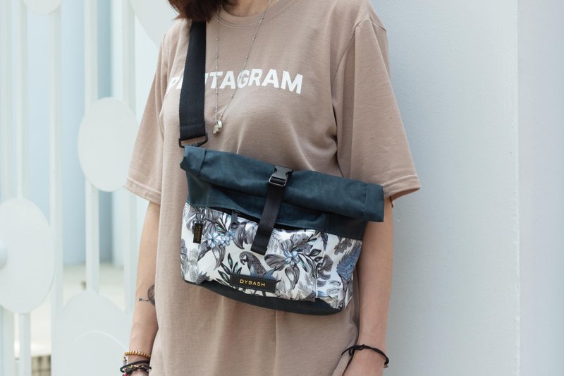 限量【多用百变腰包】DYDASH 腰包/肩背/多夹层/防水-暗夜丛林 - 侧背包/斜挎包 - 防水材质 