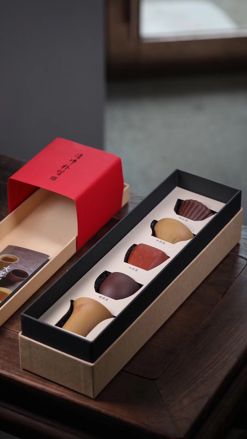 送礼紫砂壶茶壶礼盒 礼物 宜兴紫砂杯子 大器紫砂五型主人茶杯 过 - 茶具/茶杯 - 陶 多色