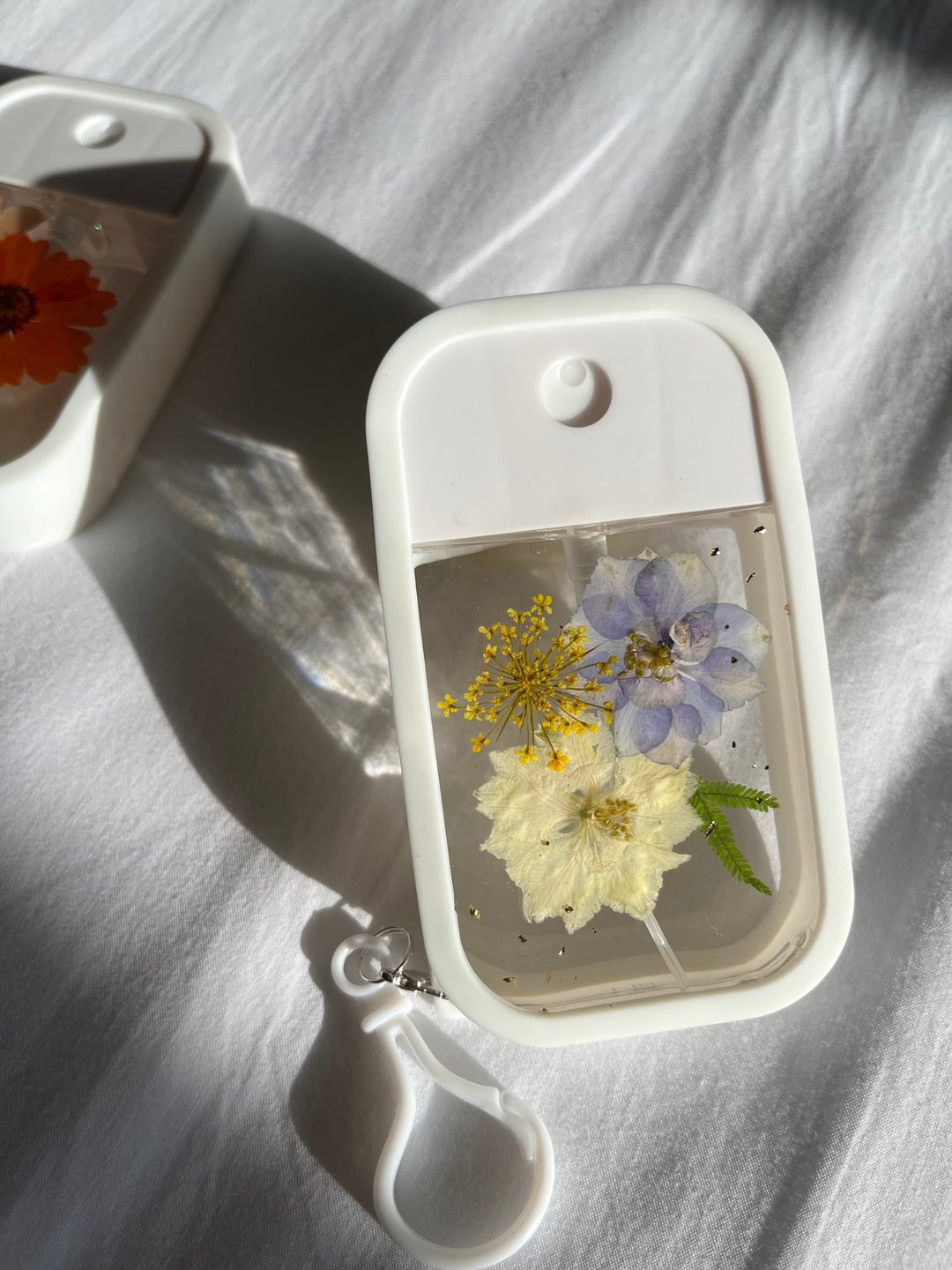 原创 押花酒精瓶x喷雾瓶 压花 干燥花 婚礼礼品 婚礼小物 - 吊饰 - 塑料 